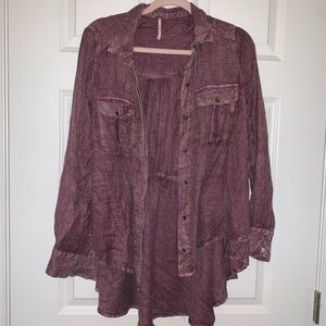 Free People Button-down Top